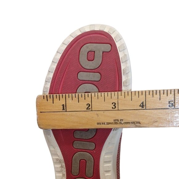 ✅Bionica Merigold RED Knit Slip-On Walking Shoes Women's 8.5 Comfort Sneakers👟 - Picture 10 of 11